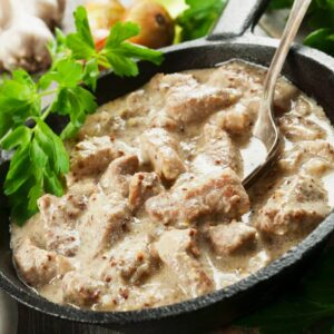 araignée de porc à la moutarde