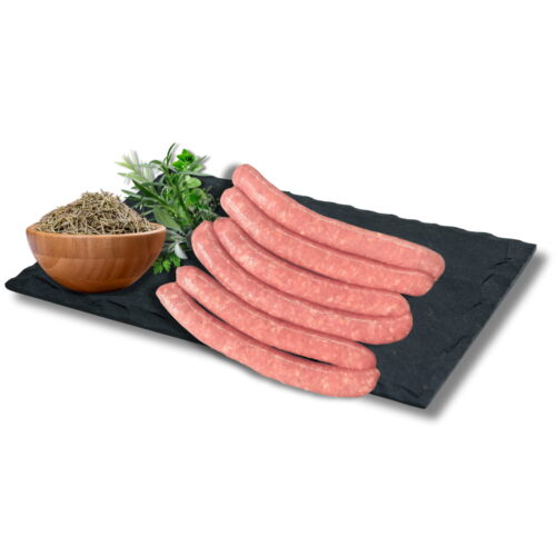 Chipolatas de porc aux herbes