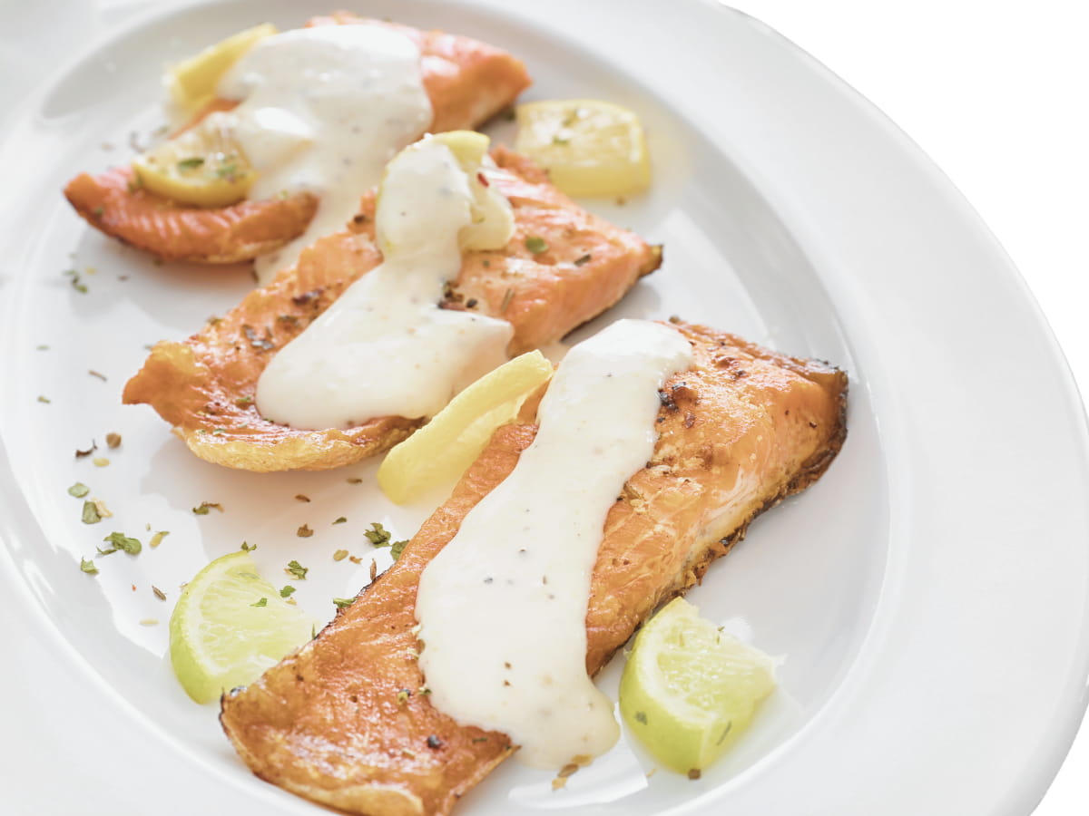 Recette filet de truite bio sauce citronnée