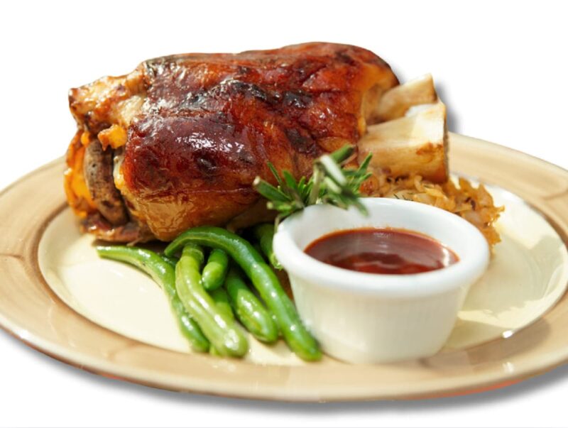 Recette du jarret de porc rôti au miel