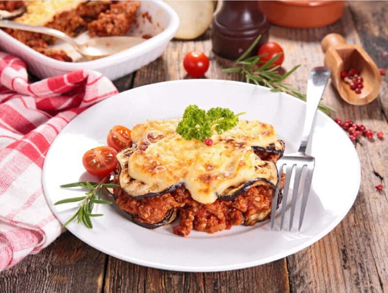 Recette moussaka a la viande de bœuf