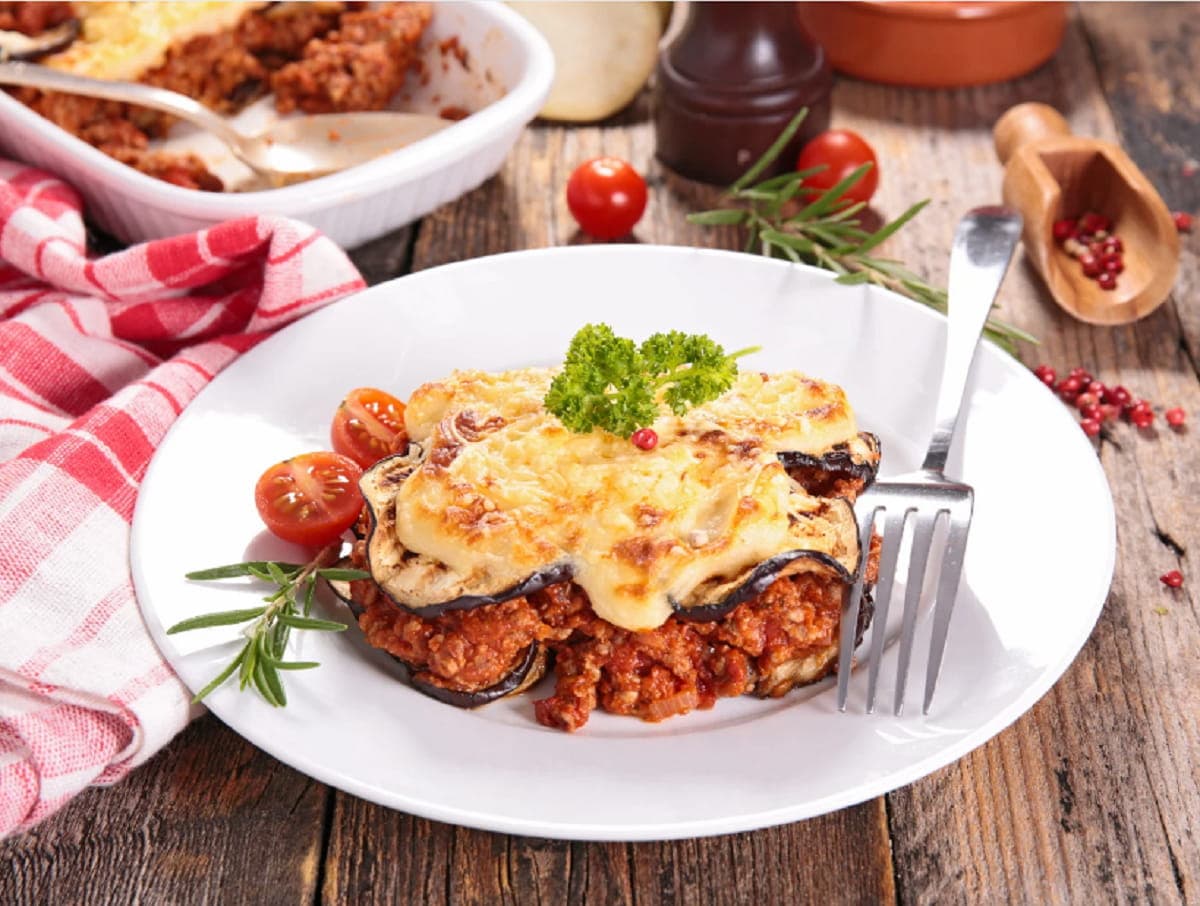 Recette moussaka a la viande de bœuf