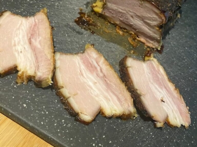Recette de la poitrine marinée de porc