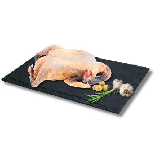 Pintade fermiere prete a cuire