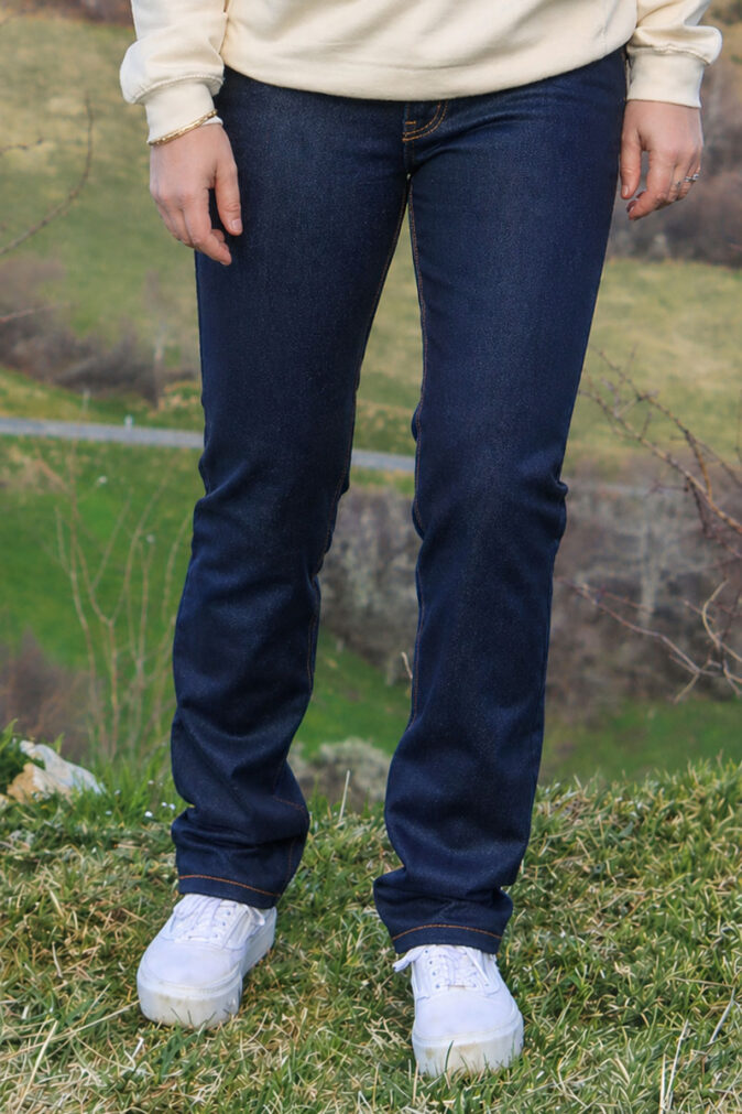 Jean bleu brut 100% fabriqué en France